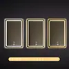 Espejo de Baño Cuadrado de Aluminio Vertical con Sensor Antivaho y Luz, Sensor Inteligente Tmall Genie