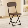 Cadeira de jantar, cadeira dobrável, banqueta, cadeira com encosto, portátil, para uso doméstico, moderna, minimalista, elegante, criativa, banqueta redonda, cadeira, cadeira de restaurante
