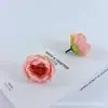 Exquisita Cabeza de Flor de Peonía DIY Hecha a Mano Artificial Falsa Flor Accesorios para el Cabello Retro Pasador Decoración de Flor Accesorios para Ropa Accesorios de Fotografía