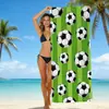 Toalla de Playa Periférica Copa Mundial 2026 México y EE. UU. Toalla de Baño de Microfibra de Fútbol Transfronteriza Toalla Absorbente de Secado Rápido