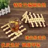 Juego de 10 Piezas de Manteles Individuales, Tapetes Aislantes de Calor, Tapetes Antiescaldado para Mesa de Comedor, Posavasos, Tapetes para Ollas, Tapetes de Bambú, Manteles Domésticos para Comedor, Tapetes para Tazones