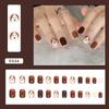 Bonito Desenho Animado Arte de Unhas Infantis Pequeno Animal Unhas Postiças Vestindo Peças de Unhas Removíveis Advanced Sense Adesivos de Unhas Curtas