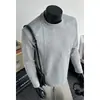 Camiseta Masculina Pesada de Manga Longa 2026 Homens Primavera Outono Roupa de Baixo Gola Pequena Top Camada Base Masculina Moletom Casual Homens