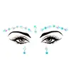 PARTYJOY artículo de venta caliente transfronterizo pegatinas de gemas para la cara pegatinas para cejas pegatinas faciales autoadhesivas de diamante pegatinas faciales para carnaval musical Halloween