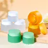 Frasco de Embalagem Cosmética de Plástico PP 50/100g Pote Selado para Máscara Facial Esfoliante Frasco de Creme de Camada Dupla