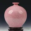 Jarrón de Cerámica para Flores de Jingdezhen, Jarrón de Porcelana para Arreglos Florales, Decoración China para el Hogar Estilo Antiguo, Adorno para Sala de Estar, Decoración de Botella de Porcelana para Mueble de TV