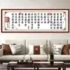 "Estilo Homem Forte" Pintura Autoadesiva Novo Estilo Chinês Citações Famosas da Sala de Chá Cai Gen Tan Estudo Pintura Decorativa