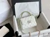 25 Bolso de Mano Gu Liangji Estilo Chanel Primavera/Verano Bolso Cruzado de Alta Gama Kelly Estilo Chanel