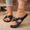 Chanclas de Moda Simples de Tira Única con Suela Plana de Talla Grande Sandalias de Nuevo Estilo de Verano Zapatos de Playa Chanclas 36-414243