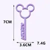 Nova Chave Recortada Série Kt Cat Chaveiro Antigo Criativo Retro Acessórios para Pingente de Colar Bolsa DIY