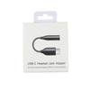 Cabo Adaptador de Fone de Ouvido Tipo-C para 3.5 Decodificador Dac Cabo Tipo-C para Celular Samsung Note10+