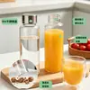 Botella de Agua Personalizada de Vidrio de Borosilicato Tapa de Acero Inoxidable Portátil a Prueba de Fugas Botella para Café Cold Brew Jugo de Frutas Botella de Vidrio para Jugo Té con Leche