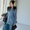 Conjunto Outono e Inverno para Meninas 2026 Novo Casual Estilo Coreano para Meninas Mais Velhas, Blusa de Renda, Colete, Jeans, Tendência