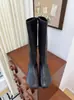 Nueva Colección Otoño/Invierno 2026: Botas elásticas de punta redonda, corte ajustado, botas altas, botas de moda y elegantes por encima de la rodilla para mujer