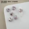 Pedras de Strass Brilhantes para Nail Art, Strass Vermelho Transparente Rosa em Formato de Almofada e Cubo de Açúcar para Ano Novo, Pedras de Strass para Unhas no Atacado