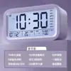 Reloj despertador con voz súper alta para personas mayores y ciegas, Reloj despertador recargable para estudiantes en la mesita de noche, Reloj despertador electrónico recargable con luz nocturna