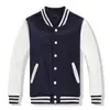 Suéter personalizado de uniforme de béisbol, overol personalizado, uniforme de clase, abrigo con forro de terciopelo para otoño e invierno, bordado, fiesta de compañeros, logo impreso