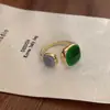 Anillo Versátil de Personalidad Dulce y Fresca Estilo Coreano Forma de C para Mujer, Anillo Abierto con Textura de Gota de Agua Moda Retro, Anillo para Dedo Índice Hip-Hop