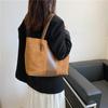 2022 Senmeng Bolso de Hombro Grande Retro para Mujer Otoño e Invierno Bolso Tote de Moda Elegante Costura Portátil Bolso de Mujer Popular