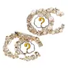 Broche de Moda con Letra Doble C Incrustaciones de Diamantes Perla Estilo Chanel Unisex Pin de Moda para Chaqueta