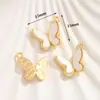Aleación de Metal Incrustada con Nácar Natural Colgante de Forma Geométrica Especial Pulsera de Oro Blanco con Colgante de Concha Accesorios para Collar