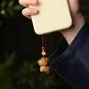 Llavero de Sándalo Verde para Coche que Atrae Dinero Llavero de los Doce Signos del Zodiaco Colgante para Teléfono Colgante para Bolso