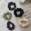 Nudo para Cola de Caballo Coreano de Alta Elasticidad, Accesorio para el Cabello Pequeño Sencillo y de Moda con Pedrería, Banda Suave para Moño