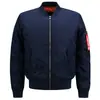 Chaqueta de Algodón Casual para Hombre con Cuello Alto Estilo Fuerza Aérea Transfronteriza No. 1 Ma01 Uniforme de Béisbol de Piloto Otoño e Invierno Talla Grande Chaqueta de Algodón