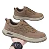 Zapatos Huili para hombre 2026 otoño zapatos casuales versátiles ligeros cómodos zapatillas de suela blanda estilo slip-on para hombre