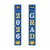 2026 Decoração de Temporada de Formatura Transfronteiriça, Casais de Formatura, Festa de Formatura, Carnaval, Celebração de Conclusão, Cortina de Porta, Bandeira Pendurada, Venda por Atacado, Personalização