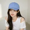 Boné de Baseball Casual Versátil Estiloso da Nova Moda 2026, Cor Sólida, Simples, Respirável, Boné Protetor Solar Personalizável