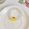 Anillos para el Pelo Línea Telefónica Láser de Sirena Ji Anillos para el Pelo Sin Costuras de Dibujos Animados Coreanos Ins Goma Elástica Cuerda para la Cabeza Cuerda para el Pelo de Bola