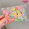 Gomas Elásticas para el Cabello Lindas de Dibujos Animados para Niñas Pequeñas, Alta Elasticidad, Suaves con el Cabello, Bandas para el Cabello, Anillos para el Cabello, Accesorios Pequeños de Flor para el Cabello Infantiles, Accesorios para la Cabeza