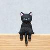 Nuevo y popular adorno decorativo para acuario de gatos, para ordenador de escritorio o coche, con pegamento en crema.