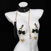 Set de collar de encaje estilo SM y pinzas para pezones, con un lazo, juguetes de bondage, una cadena con cascabel, pinzas para pezones y un arnés estilo maid para juegos de rol