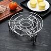 Rejilla triangular para bollos al vapor Zhenmei de acero inoxidable engrosado, rejilla para vaporizar impermeable, rejilla para vaporizar multifuncional para cocina doméstica