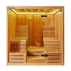 Venda Quente Pinheiro de Ferro Canadense Importado Sauna Dupla Reclinável Assento e Reclinável Sala de Banho a Vapor Seca Forno Harvia Sala de Banho a Vapor