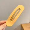 Pinza para el pelo de estampado a cuadros para mujer, nuevo modelo 2026, pinza ovalada hueca para la parte trasera de la cabeza, pinza de pico de pato grande, accesorio para el cabello de alta gama