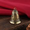 Latão retro seis palavras mantra Bell chaveiro acessórios Relógio antigo Coração Sutra carro saco pendente pequenos ornamentos de cobre