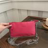 Casual Simples Bolsa Mensageiro Pequena Bolsa Quadrada Moda Bolsa Tendência Feminina 2025 Primavera Nova Moda Bolsa de Ombro Tendência