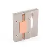 Radiador de Servidor Todo en Uno para Computadora Industrial Radiador de Perfil Combinado de Aluminio-Cobre Procesamiento Radiador para Computadora Industrial