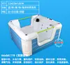 Tienda de Mamás y Bebés Comercial Piscina Acrílica para Niños Burbujas de Surf de Temperatura Constante Piscina para Bebés Bañera para Bebés