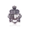 Lanhao Insignia Broche de Caballero Águila Voladora Lobo Estrella de Cinco Puntas Retro Pin Sencillo Accesorios Unisex Mayoreo