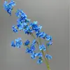 Cadena de flores de hortensia bordadas de alta calidad transfronteriza simulación de flor paisajismo de salón de bodas flor artificial arreglo floral de escena de boda flor de seda plantas verdes venta al por mayor