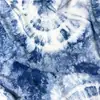 Paquete de material teñido de azul tela teñida de azul tie-dye tinte índigo Mantel teñido con hierbas y madera posavasos tela para ropa