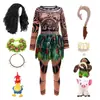 Transfronterizo Europeo y Americano Moana 2 Maui Niños Película Mismo Estilo Escenario Halloween Traje Nn65