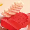 Novo molde de sorvete, molde de silicone de grau alimentício para fazer picolés e sorvetes, fácil de desenformar, atacado do fabricante
