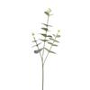 Planta artificial de eucalipto con hojas verdes, hojas verdes de dinero, arreglo floral decorativo con césped, hojas de plantas falsas, plantas verdes del norte.