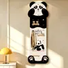 Prateleira de armazenamento criativa com painel perfurado para hall de entrada, prateleira de armazenamento de parede para sala de estar, prateleira de exibição decorativa de parede