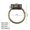 Manija de Tirador de Anillo Central Simple Moderna Herrajes para Muebles Aleación de Zinc Manija de Tirador de Anillo Colgante Anillo de Tirador de Anillo Trasero para Sofá Silla